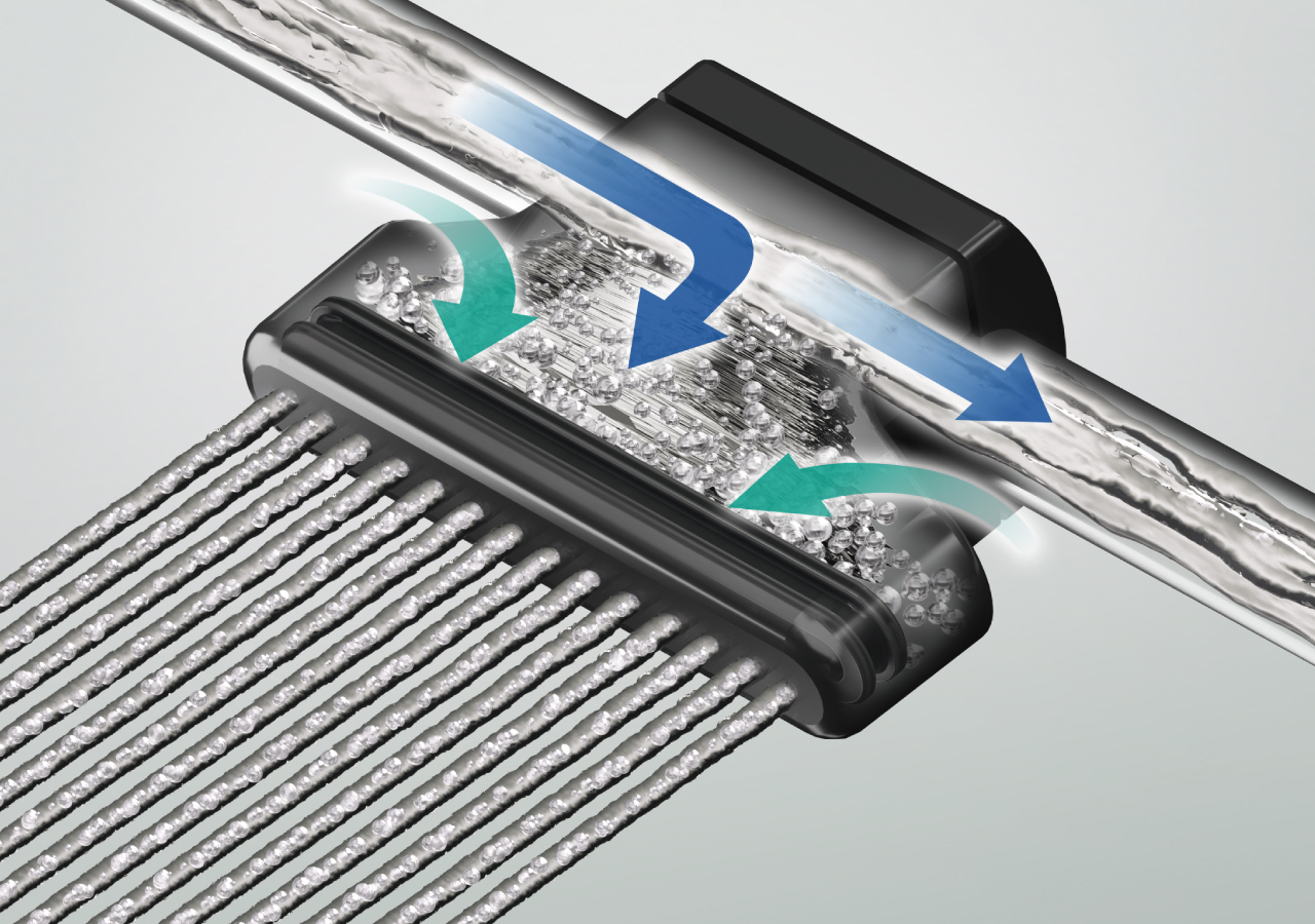 エアインジェット水流イメージ