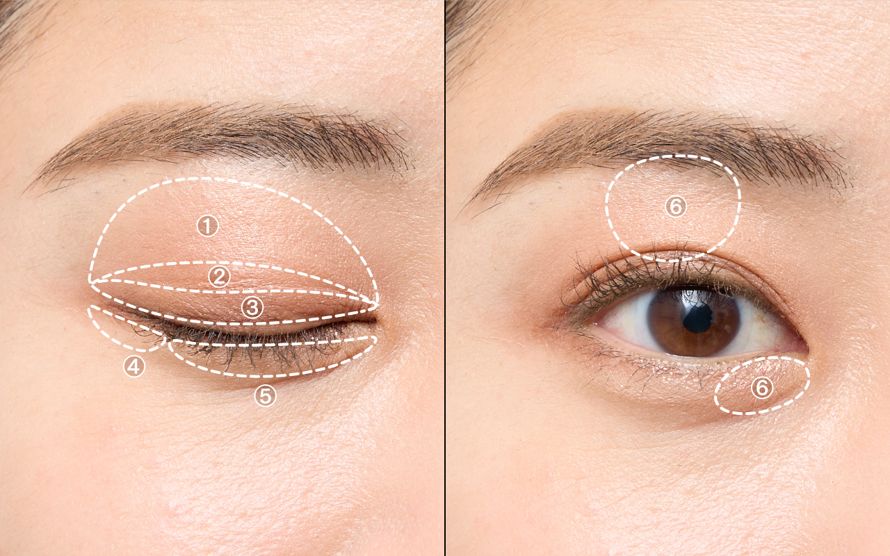 丸顔さん向けメイクのポイント-アイメイク