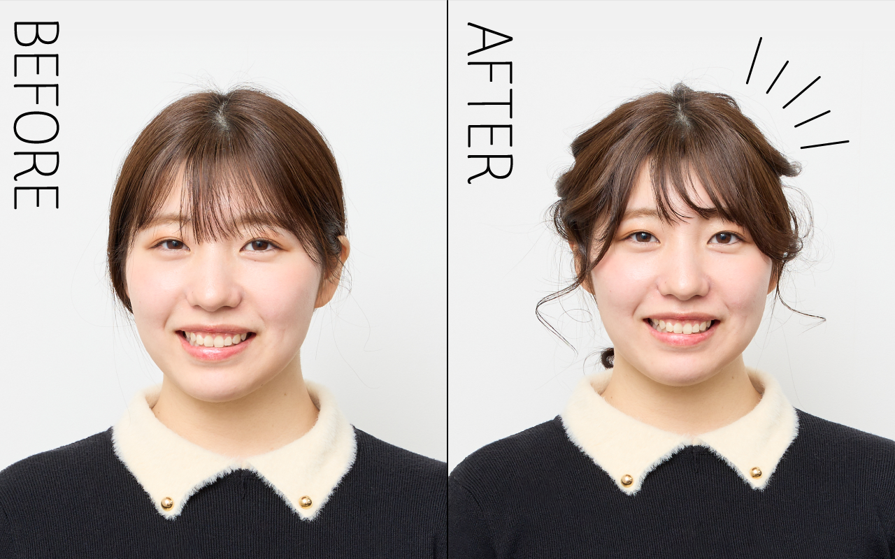 エラ張りさんにおすすめのヘアアレンジ-AB