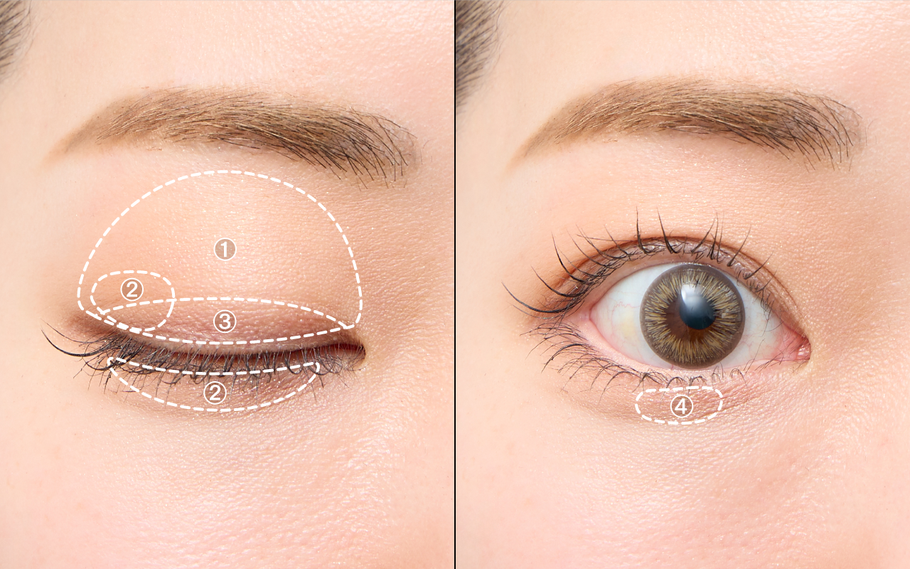 面長さん向けメイクのポイント-アイメイク