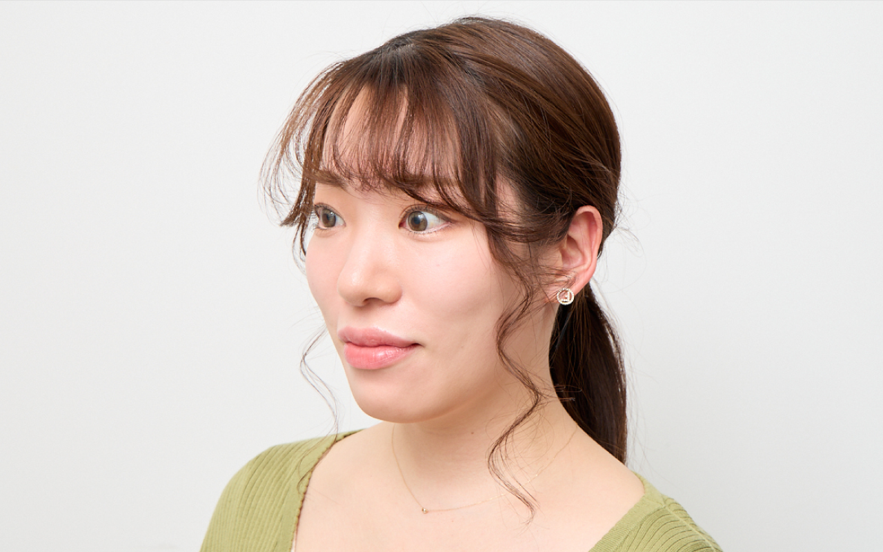 面長さんにおすすめのヘアアレンジ-Step2