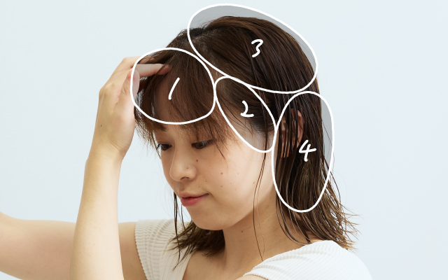 ヘアドライのエリア