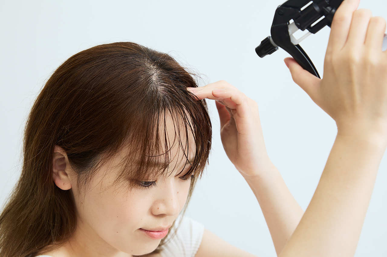 寝ぐせの直し方02