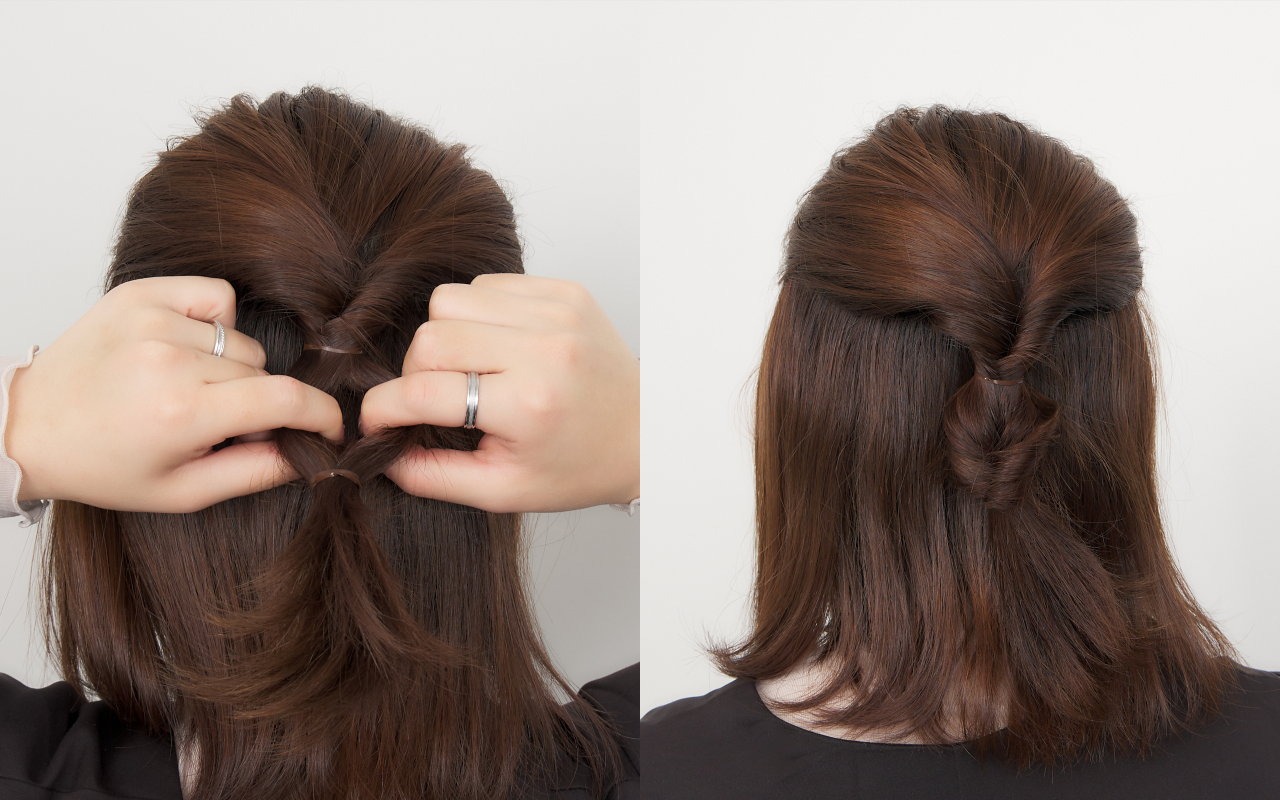 ミディアムヘア向けアレンジbeginnerStep5