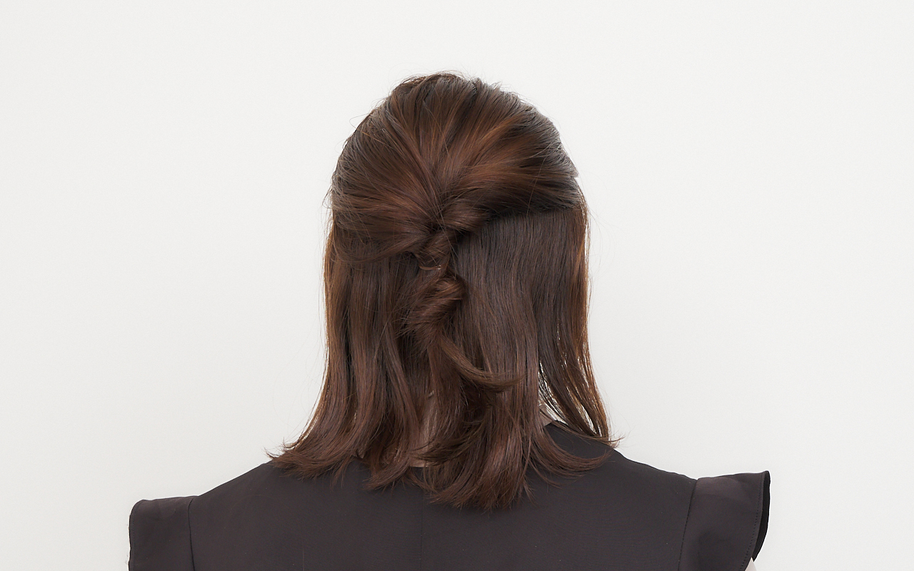 ミディアムヘア向けアレンジbeginnerFinish