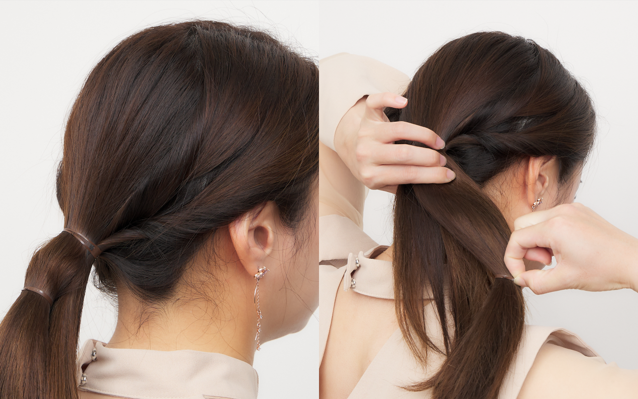 ロングヘア向けアレンジbeginnerStep5