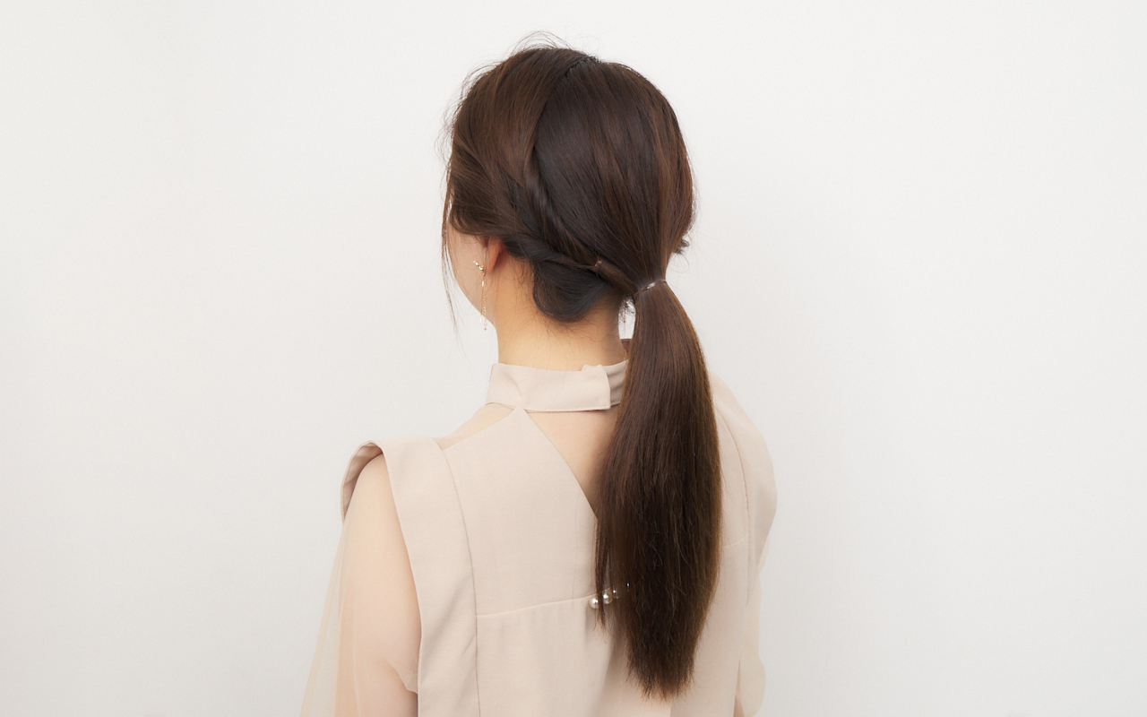 ロングヘア向けアレンジbeginnerFinish