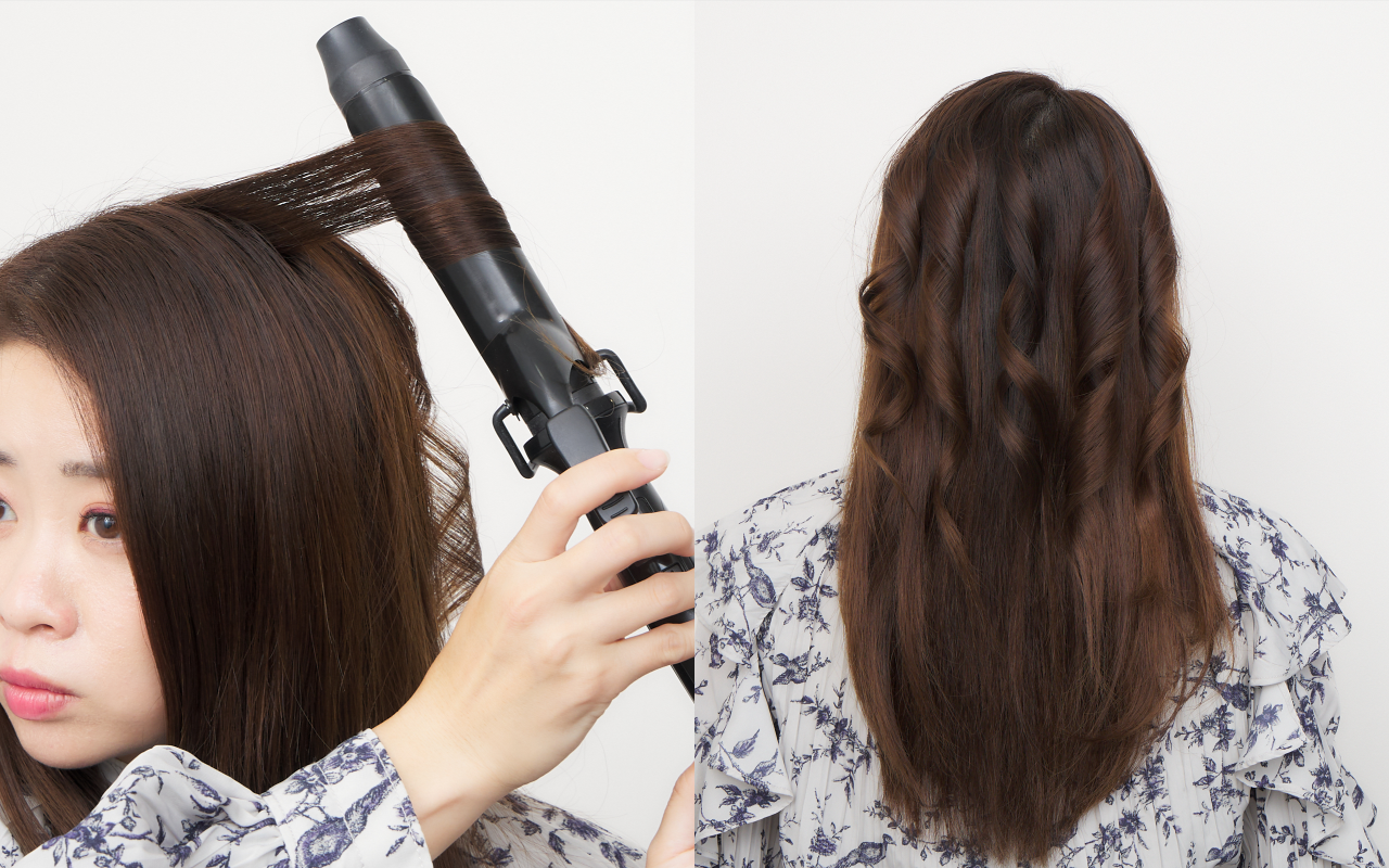 ロングヘア向けアレンジadvancedStep1