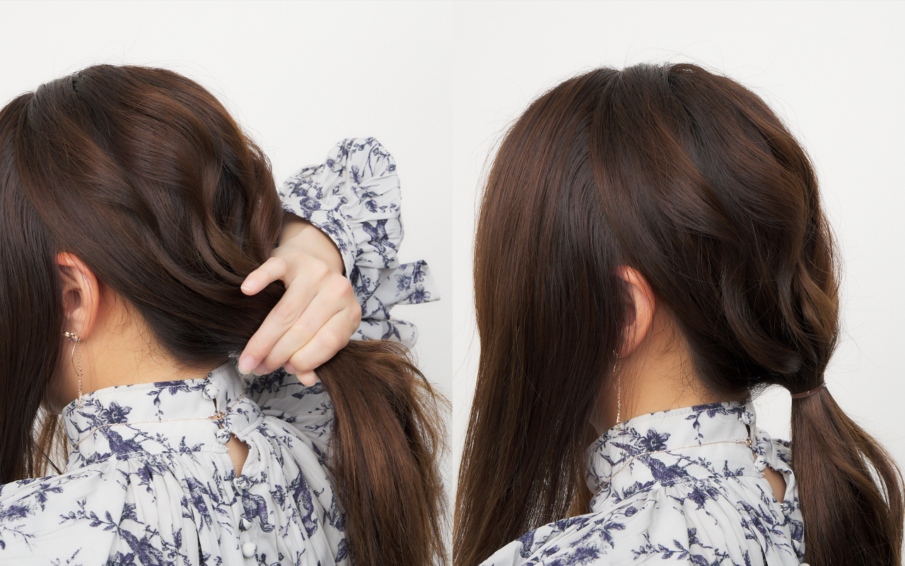 ロングヘア向けアレンジadvancedStep3