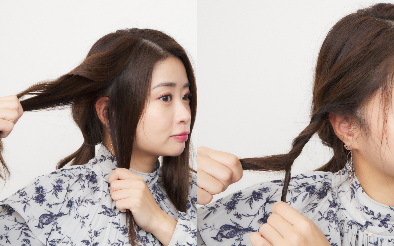 ロングヘア向けアレンジadvancedStep5