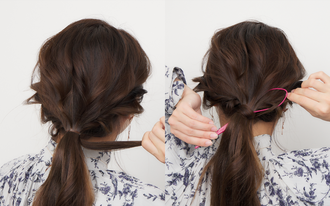 ロングヘア向けアレンジadvancedStep9