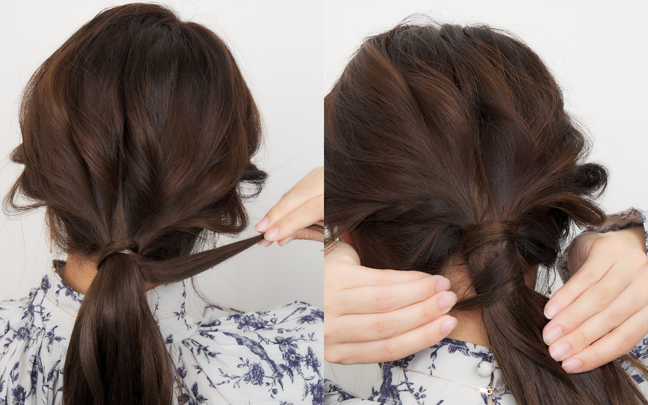 ロングヘア向けアレンジadvancedStep11