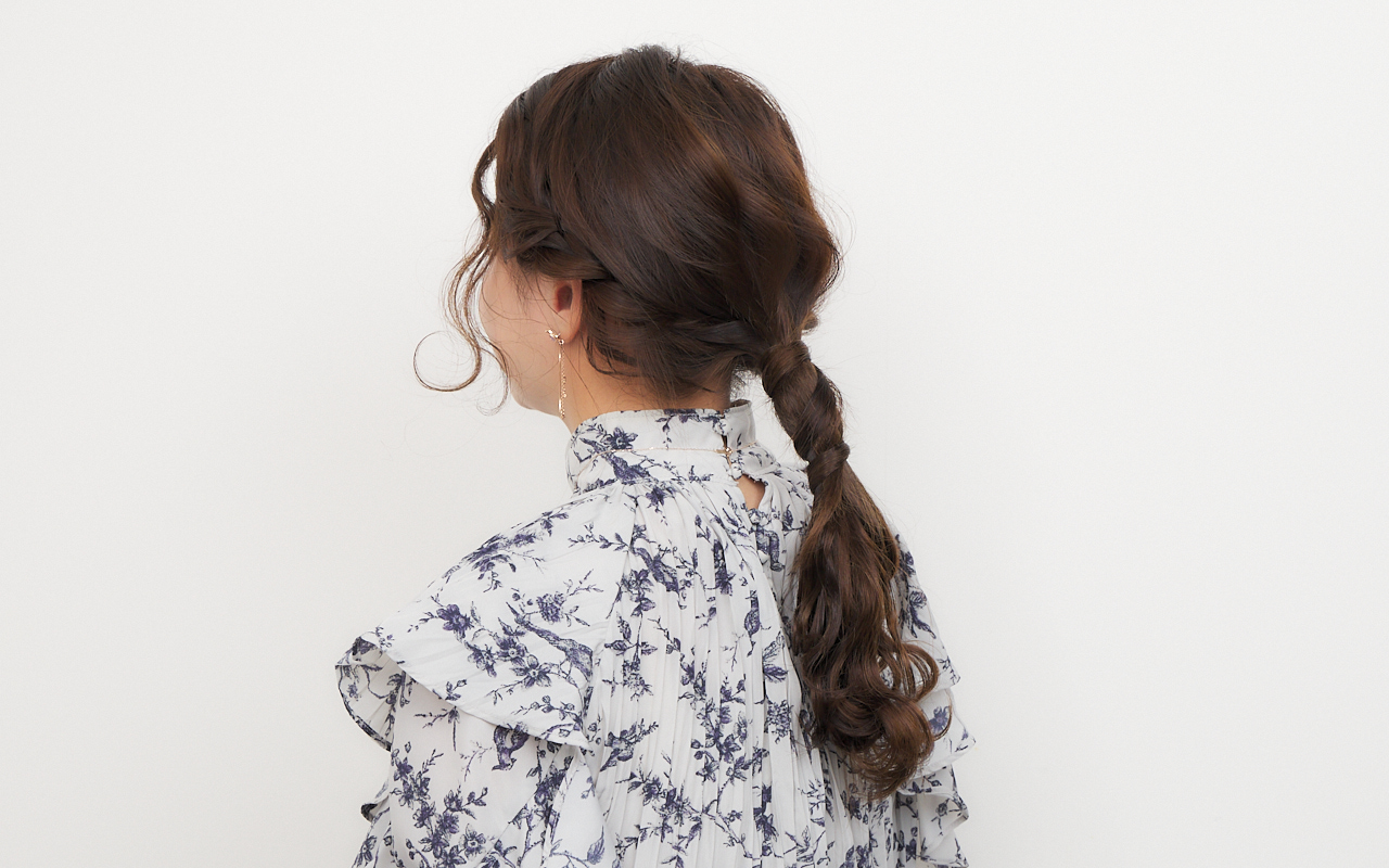ロングヘア向けアレンジadvancedFinish